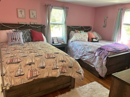 Falmouth, Seacoast Shores  Cape Cod vacation rental - Upstairs Bedroom with Two Full Beds