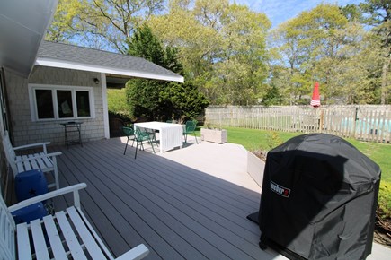 Dennis Cape Cod vacation rental - Deck space with dining and grilling space