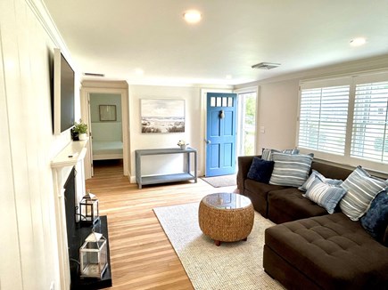 Harwich Cape Cod vacation rental - Living area with Frame “smart” TV