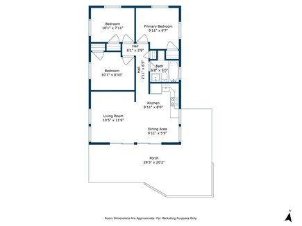 East Falmouth Cape Cod vacation rental - Floor plan