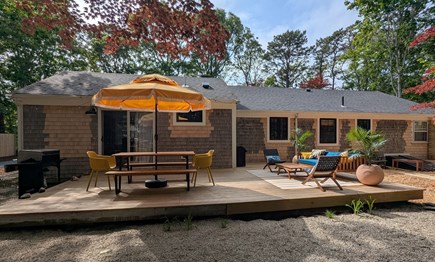 Eastham Cape Cod vacation rental - Back Deck