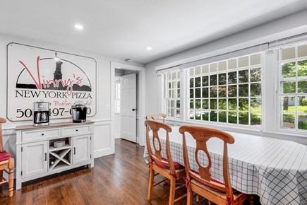 Yarmouth, Bass River - Blue Rock Landing Cape Cod vacation rental - Eat-in Kitchen with seating for 6 and Coffee Bar.