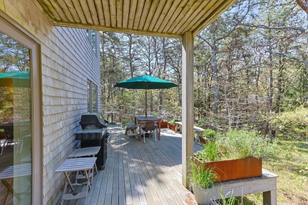 Truro Cape Cod vacation rental - First Floor Deck with BBQ