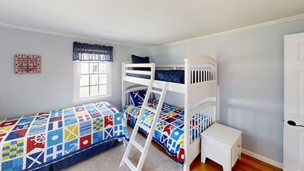 West Yarmouth Cape Cod vacation rental - Second bedroom - twin bunks and single twin