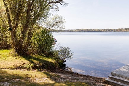 Harwich Cape Cod vacation rental - Access to water just beyond split-rail fence. Share w/3 houses.