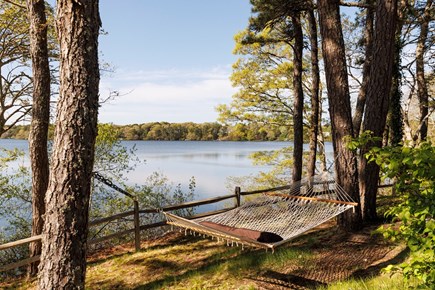 Harwich Cape Cod vacation rental - While away the afternoon on the waterfront hammock!