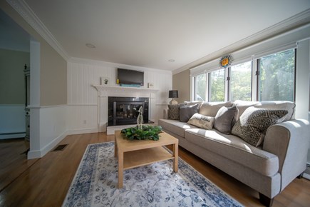 Sandwich Cape Cod vacation rental - Living room with streaming tv.