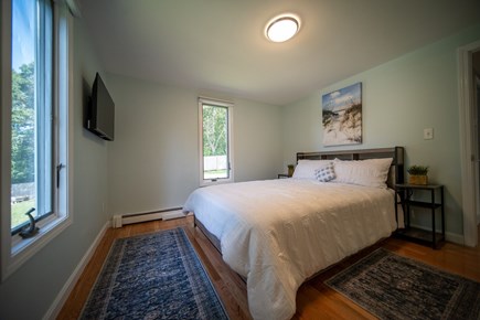 Sandwich Cape Cod vacation rental - Blue bedroom with tv