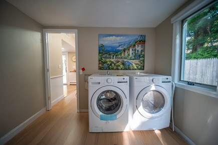 Sandwich Cape Cod vacation rental - Laundry room with entrance from driveway.