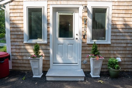 Sandwich Cape Cod vacation rental - Side door to laundry  room.