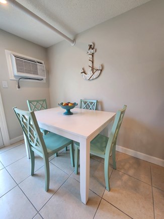 West Dennis Cape Cod vacation rental - Dining area with table for 4 people.