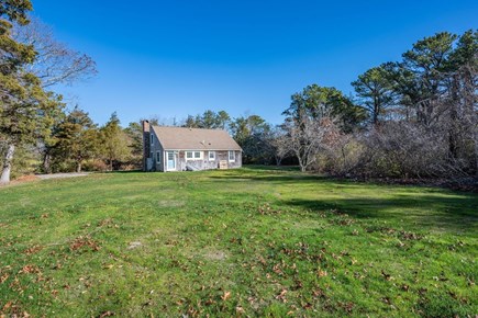 East Sandwich Cape Cod vacation rental - Large, level backyard