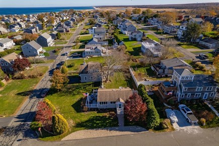 Sandwich Cape Cod vacation rental - Aerial view of property with parking for 2 cars