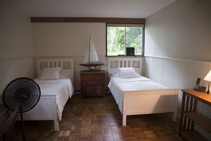 Woods Hole Cape Cod vacation rental - Bedroom with 2 twins