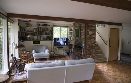 Woods Hole Cape Cod vacation rental - Living room
