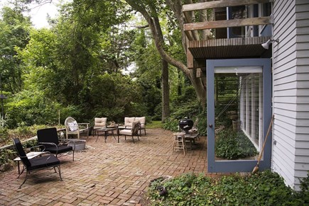 Woods Hole Cape Cod vacation rental - Back patio