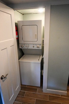 East Sandwich Cape Cod vacation rental - Washer and dryer in the master bedroom.