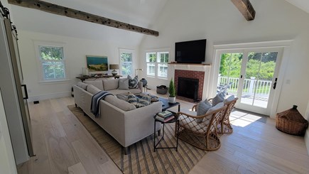Chatham, Fox Point Cape Cod vacation rental - Second Living Space with back deck access