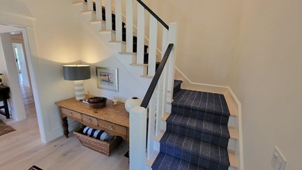 Chatham, Fox Point Cape Cod vacation rental - Staircase up to Second Floor