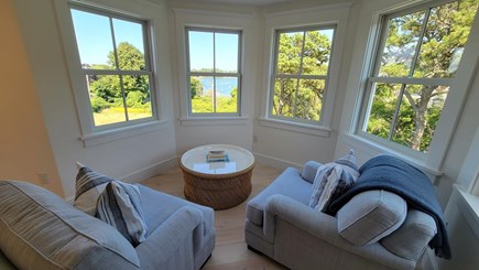 Chatham, Fox Point Cape Cod vacation rental - Comfy Seating Overlooking Water