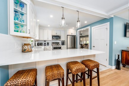 Popponesset, Mashpee Cape Cod vacation rental - Chef's kitchen with breakfast bar