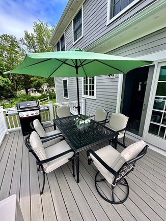 Dennis Cape Cod vacation rental - Deck area with weber grill