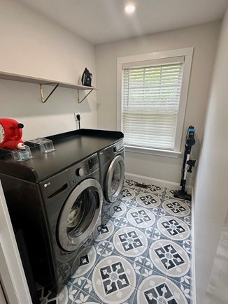 Dennis Cape Cod vacation rental - 1-st floor laundry room with brand new washer and dryer
