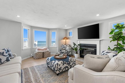 East Sandwich Cape Cod vacation rental - Cozy living room