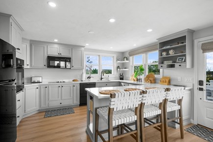 East Sandwich Cape Cod vacation rental - Island with seating