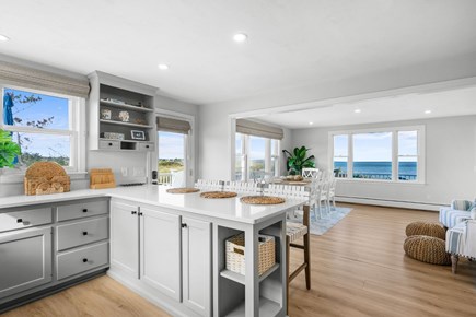 East Sandwich Cape Cod vacation rental - View of the beach from the kitchen