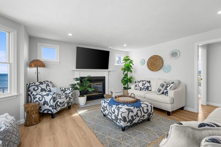 East Sandwich Cape Cod vacation rental - Cozy living room, with plenty of seating