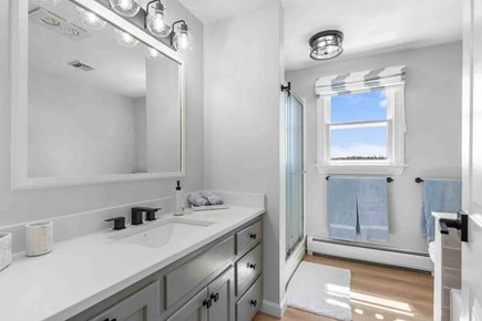 East Sandwich Cape Cod vacation rental - Bathroom 2: Full with shower and tub: 2nd floor