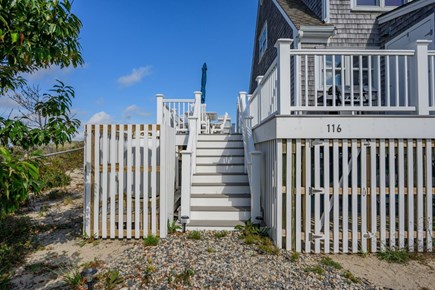 East Sandwich Cape Cod vacation rental - Stairs leading up to the deck
