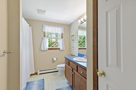 Brewster Cape Cod vacation rental - 2nd floor bathroom with a bathtub and shower