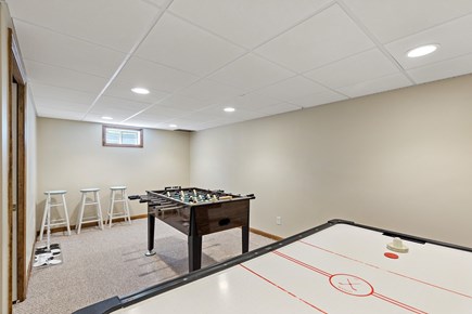 Brewster Cape Cod vacation rental - Enjoy Foosball and Air Hockey in the finished basement game room