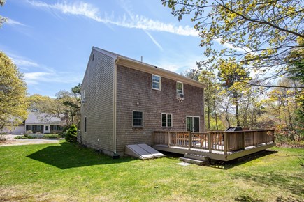 Brewster Cape Cod vacation rental - Spacious backyard with an expansive back deck