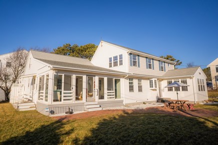 Dennisport Cape Cod vacation rental - Large grassy yard