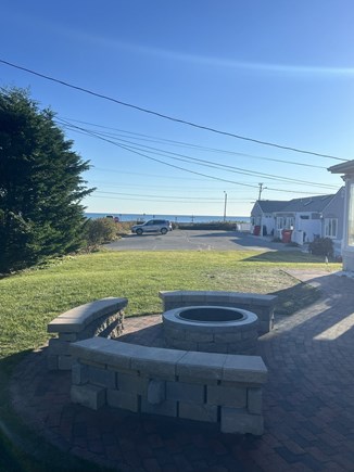 Dennisport Cape Cod vacation rental - Wood fire pit for fun evenings with family and friends!