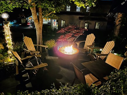 Provincetown Cape Cod vacation rental - Gather on the terrace around the fire pit for a fun evening