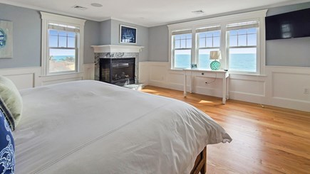 East Falmouth Cape Cod vacation rental - Second floor primary bedroom with king and ensuite bathroom
