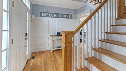 East Falmouth Cape Cod vacation rental - Front foyer with stairs to second and third floors