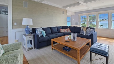 East Falmouth Cape Cod vacation rental - Living room with comfortable seating and flat screen TV