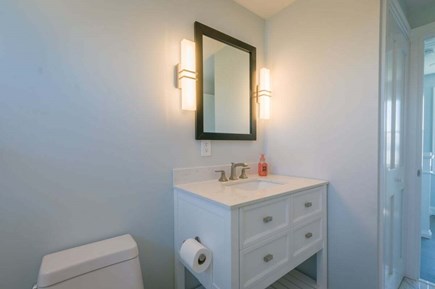 East Sandwich Cape Cod vacation rental - Bathroom Two - Shower/tub combo - second floor.