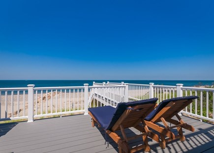 East Sandwich Cape Cod vacation rental - Back deck views.