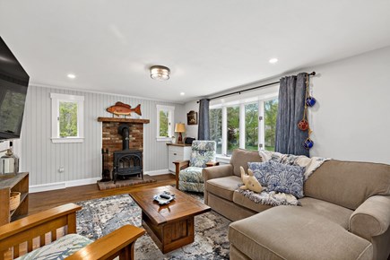 Orleans Cape Cod vacation rental - Relax in the nautical-inspired living room