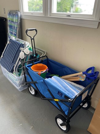 Hull MA vacation rental - Beach gear- chairs, buckets, towels, wagon. Also lawn toys, books