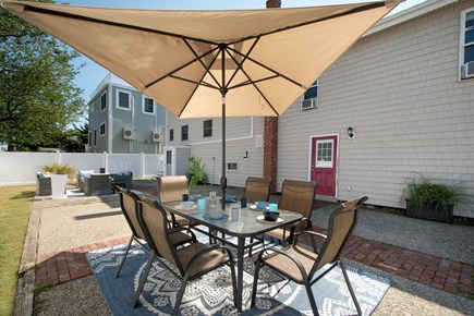 Hull MA vacation rental - Dine al fresco.  A BBQ is to your right here.
