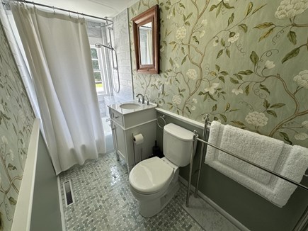 Dennis, BKLIN - Unique Antique  Cape Cod vacation rental - Renovated first floor bath with small tub