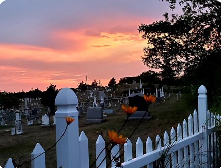 Provincetown Cape Cod vacation rental - Vew from back fence ...gate accesses the cemetery