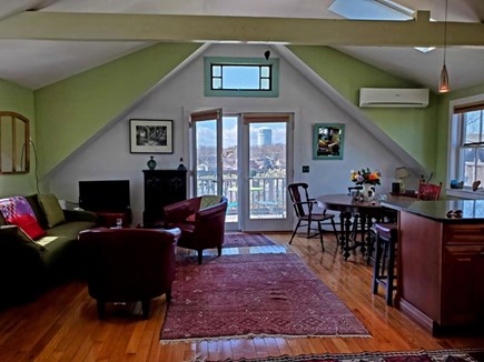 Provincetown Cape Cod vacation rental - Living space open floor plan on 3rd floor